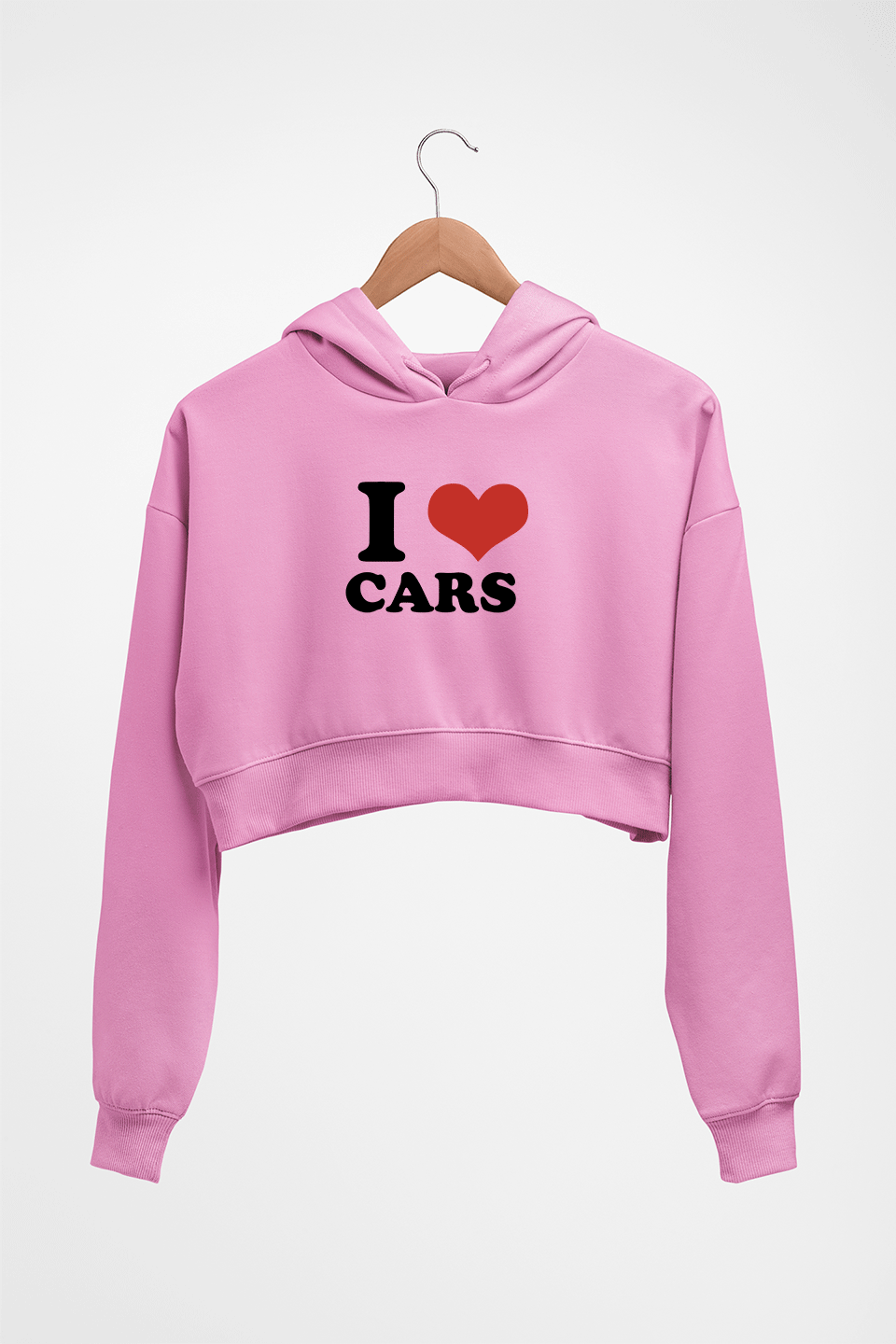 I LOVE CARS HOODIE FOR WOMEN