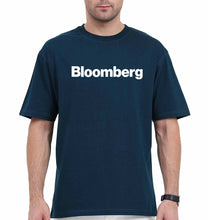 Load image into Gallery viewer, Bloomberg Oversized T-Shirt for Men-Petrol Blue-Ektarfa.online
