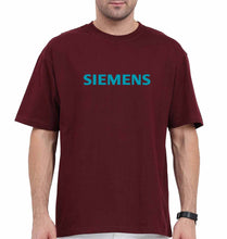 Load image into Gallery viewer, siemens Oversized T-Shirt for Men-Maroon-Ektarfa.online
