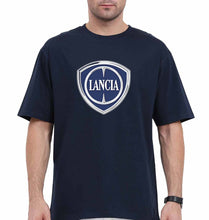Load image into Gallery viewer, Lancia Oversized T-Shirt for Men-Navy Blue-Ektarfa.online
