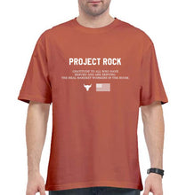 Load image into Gallery viewer, project rock Oversized T-Shirt for Men-Coral-Ektarfa.online
