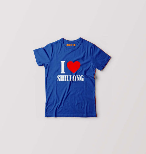 i love shillong T-Shirt for Boy/Girl-Royal Blue-Ektarfa.online