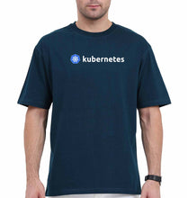 Load image into Gallery viewer, Kubernetes Oversized T-Shirt for Men-Petrol Blue-Ektarfa.online
