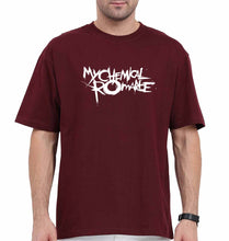 Load image into Gallery viewer, My Chemical Romance Oversized T-Shirt for Men-Maroon-Ektarfa.online
