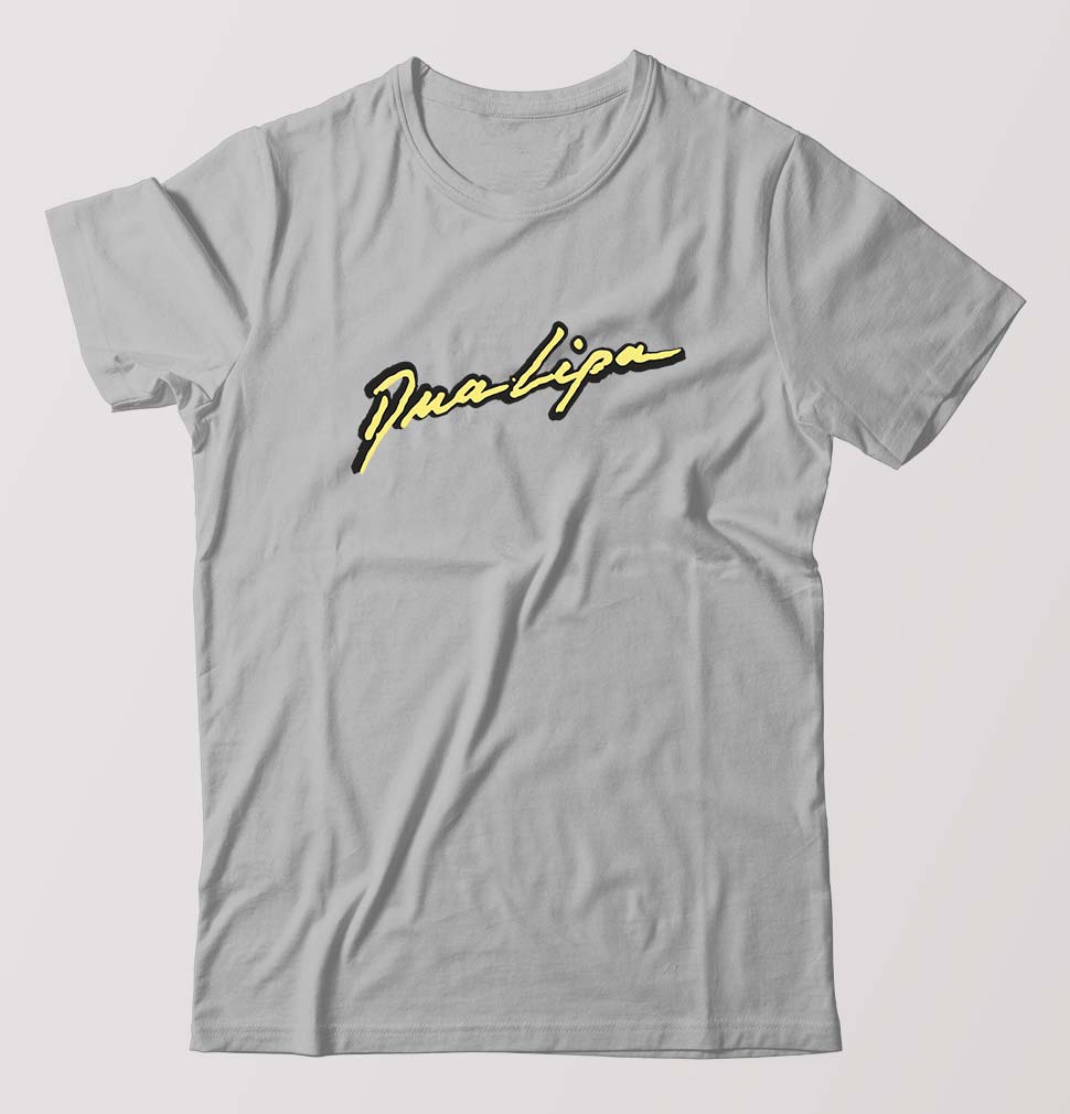 dua lipa T-Shirt for Men-Grey Melange-Ektarfa.online