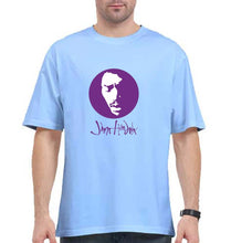 Load image into Gallery viewer, Jimi Hendrix Oversized T-Shirt for Men-Baby Blue-Ektarfa.online
