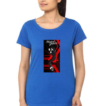 Load image into Gallery viewer, Michael Jackson T-Shirt for Women-Royal Blue-Ektarfa.online
