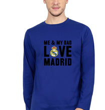 Load image into Gallery viewer, Love Real Madrid Full Sleeves T-Shirt for Men-Royal Blue-Ektarfa.online
