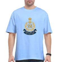Load image into Gallery viewer, SSB Oversized T-Shirt for Men-Baby Blue-Ektarfa.online
