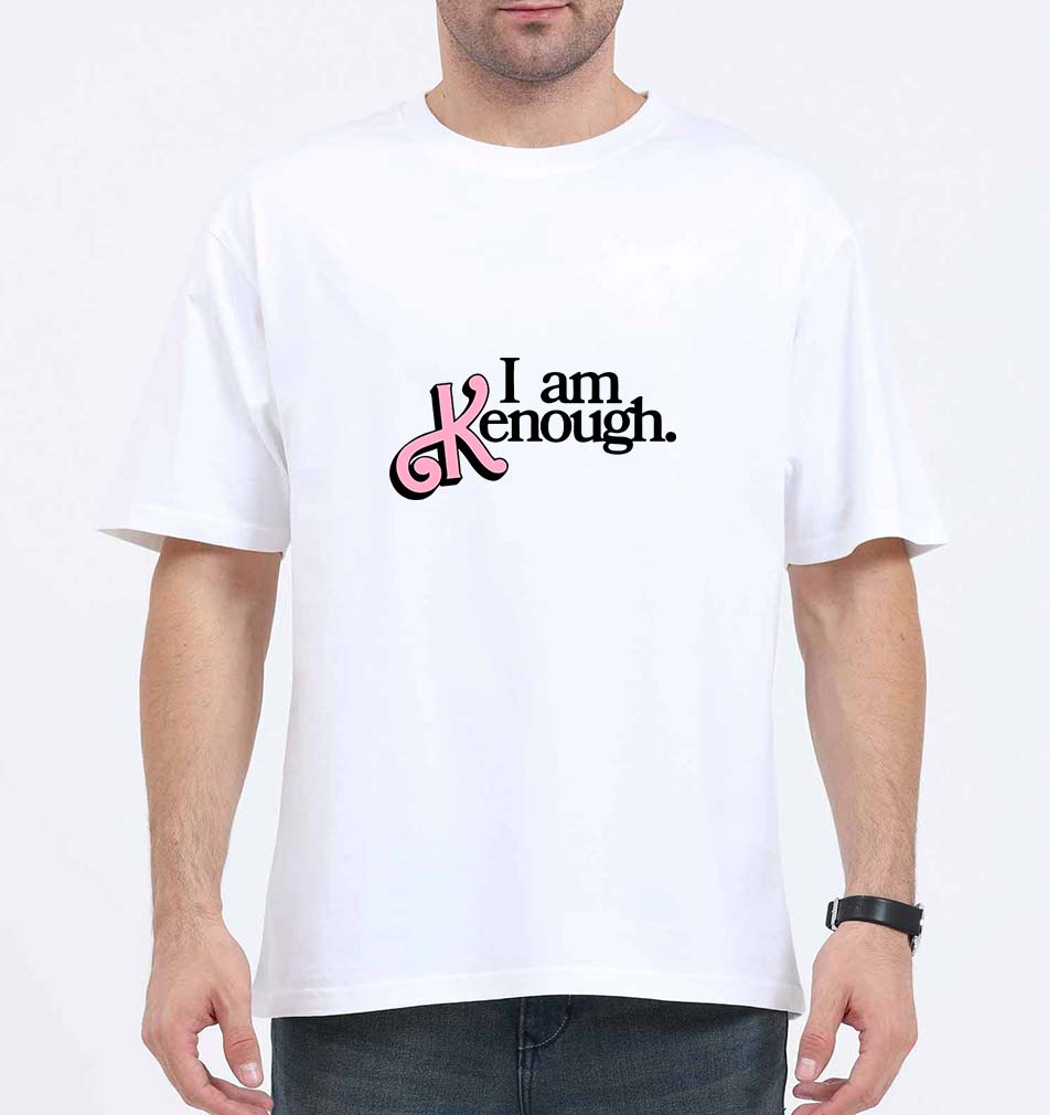 kenough Oversized T-Shirt for Men-White-Ektarfa.online