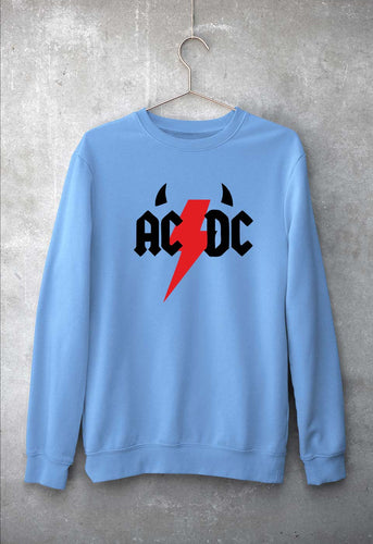 ACDC Unisex Sweatshirt for Men/Women-Baby Blue-Ektarfa.online
