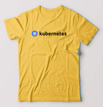Load image into Gallery viewer, Kubernetes T-Shirt for Men-Golden Yellow-Ektarfa.online
