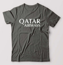 Load image into Gallery viewer, Qatar Airways T-Shirt for Men-Charcoal-Ektarfa.online
