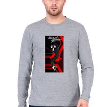Load image into Gallery viewer, Michael Jackson Full Sleeves T-Shirt for Men-Grey Melange-Ektarfa.online
