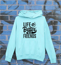 Load image into Gallery viewer, life is better with friends Unisex Hoodie for Men/Women-Mint-Ektarfa.online
