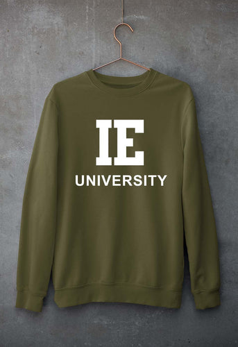 IE University Unisex Sweatshirt for Men/Women-Olive Green-Ektarfa.online