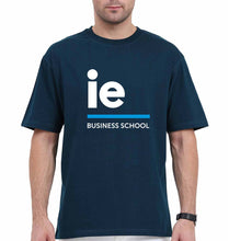 Load image into Gallery viewer, IE University Oversized T-Shirt for Men-Petrol Blue-Ektarfa.online
