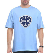 Load image into Gallery viewer, Lancia Oversized T-Shirt for Men-Baby Blue-Ektarfa.online
