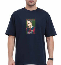 Load image into Gallery viewer, iniesta Oversized T-Shirt for Men-Navy Blue-Ektarfa.online
