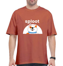 Load image into Gallery viewer, Sploot Oversized T-Shirt for Men-Coral-Ektarfa.online
