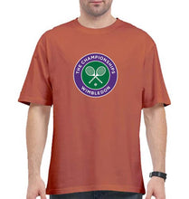 Load image into Gallery viewer, wimbledon Oversized T-Shirt for Men-Coral-Ektarfa.online
