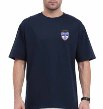 Load image into Gallery viewer, Bengaluru FC Oversized T-Shirt for Men-Navy Blue-Ektarfa.online
