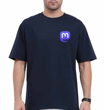 Load image into Gallery viewer, Mastodon Oversized T-Shirt for Men-Navy Blue-Ektarfa.online
