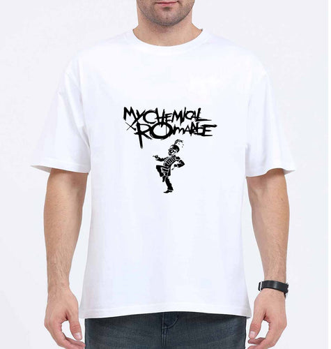 My Chemical Romance (MCR) Oversized T-Shirt for Men-White-Ektarfa.online