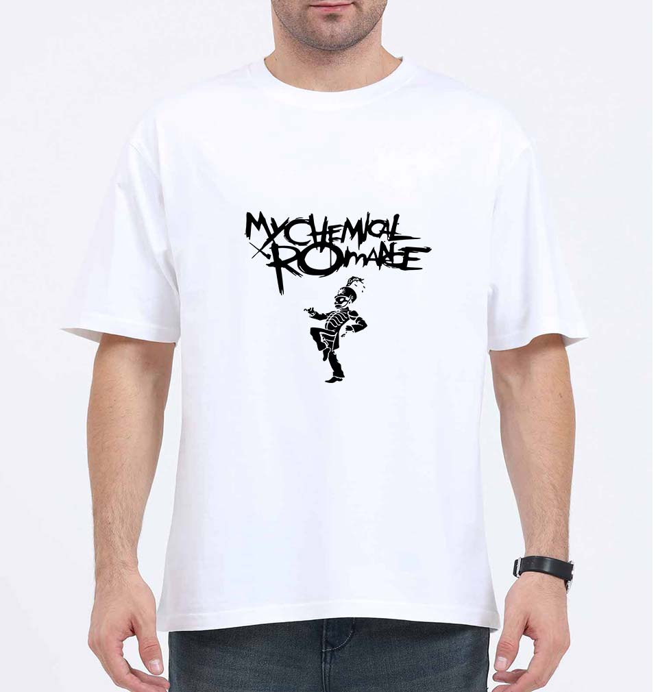 My Chemical Romance (MCR) Oversized T-Shirt for Men-White-Ektarfa.online