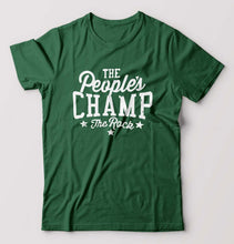 Load image into Gallery viewer, The Rock - The People&#39;s Champ T-Shirt for Men-Bottel Green-Ektarfa.online
