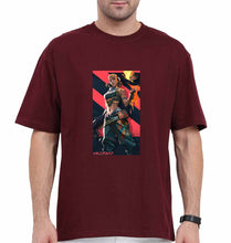 Load image into Gallery viewer, valorant Oversized T-Shirt for Men-Maroon-Ektarfa.online
