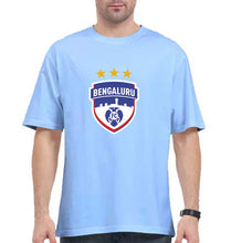 Load image into Gallery viewer, Bengaluru FC Oversized T-Shirt for Men-Baby Blue-Ektarfa.online
