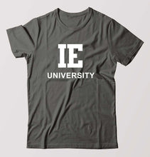 Load image into Gallery viewer, IE University T-Shirt for Men-Charcoal-Ektarfa.online
