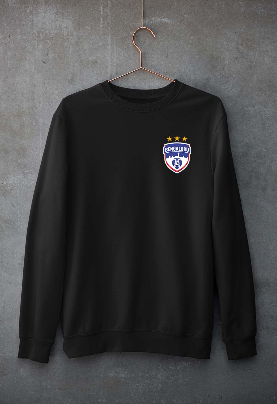 Bengaluru FC Sweatshirt for Men/Women-Black-Ektarfa.online
