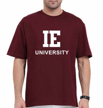 Load image into Gallery viewer, IE University Oversized T-Shirt for Men-Maroon-Ektarfa.online
