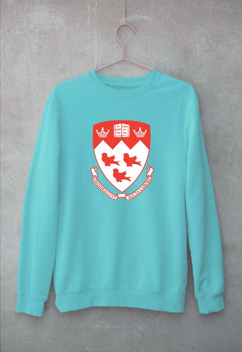 McGill University Unisex Sweatshirt for Men/Women-Mint-Ektarfa.online