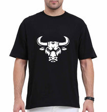 Load image into Gallery viewer, Bull Oversized T-Shirt for Men-Black-Ektarfa.online

