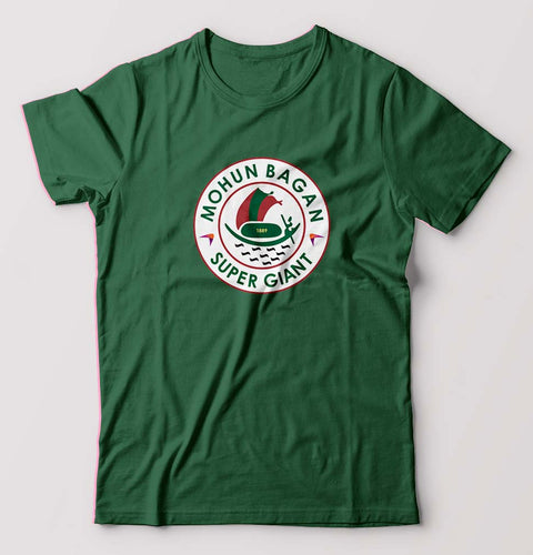 mohun bagan T-Shirt for Men-Bottel Green-Ektarfa.online