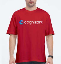 Load image into Gallery viewer, Cognizant Oversized T-Shirt for Men-Red-Ektarfa.online
