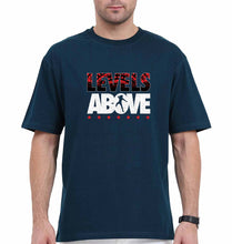 Load image into Gallery viewer, levels above roman reigns Oversized T-Shirt for Men-Petrol Blue-Ektarfa.online
