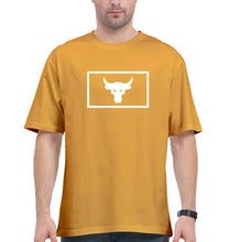 Load image into Gallery viewer, Bull Oversized T-Shirt for Men-Golden Yellow-Ektarfa.online
