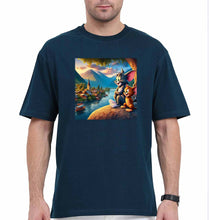 Load image into Gallery viewer, Tom and Jerry Oversized T-Shirt for Men-Petrol Blue-Ektarfa.online
