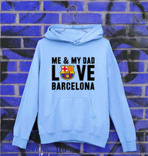Load image into Gallery viewer, Love Barcelona Unisex Hoodie for Men/Women-Baby Blue-Ektarfa.online
