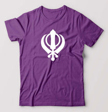 Load image into Gallery viewer, sikh T-Shirt for Men-Purple-Ektarfa.online
