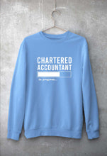 Load image into Gallery viewer, Chartered Accountants(CA) In Progress Unisex Sweatshirt for Men/Women-Baby Blue-Ektarfa.online
