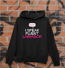 Load image into Gallery viewer, i speak fluent labrador Unisex Hoodie for Men/Women-Black-Ektarfa.online
