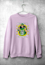 Load image into Gallery viewer, john cena never give up Unisex Sweatshirt for Men/Women-Light Pink-Ektarfa.online
