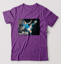 Load image into Gallery viewer, erling haaland T-Shirt for Men-Purple-Ektarfa.online
