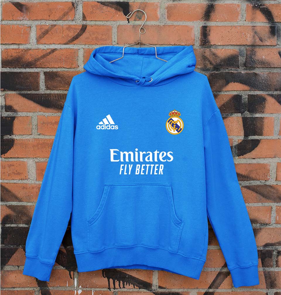 Real Madrid 2021-22 Unisex Hoodie for Men/Women