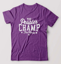 Load image into Gallery viewer, The Rock - The People&#39;s Champ T-Shirt for Men-Purple-Ektarfa.online
